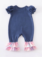 Load image into Gallery viewer, Easter Eggs Ruffle Romper