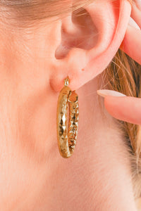 Gold Plated Hoop Earrings