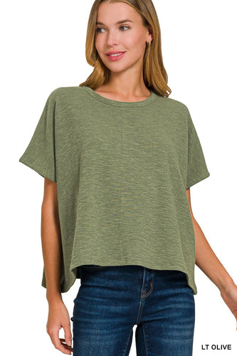 Light Olive Casual Tee
