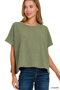 Light Olive Casual Tee