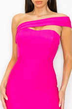Load image into Gallery viewer, Hot Pink Bandage Dress