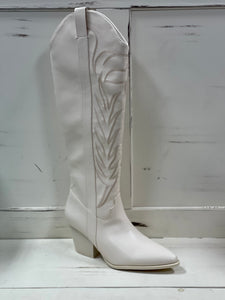 Off White Cowboy Boots