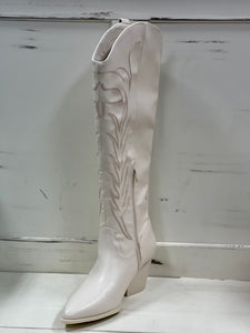 Off White Cowboy Boots