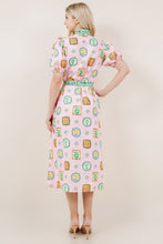 Load image into Gallery viewer, The Pink Medallion Midi Dress