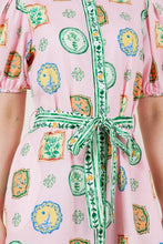Load image into Gallery viewer, The Pink Medallion Midi Dress