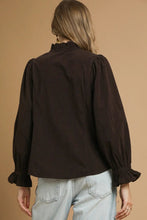 Load image into Gallery viewer, Brown Corduroy Top