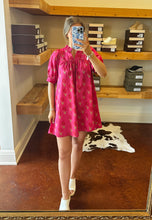 Load image into Gallery viewer, Fuchsia Floral Dress