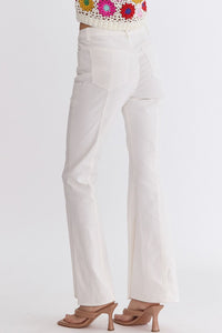 Wow in White Flares