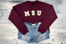 Load image into Gallery viewer, Chenille Letter  Sweatshirts