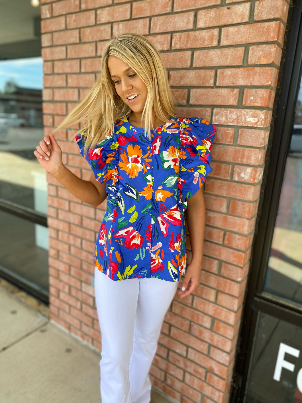The Harlow Floral Top