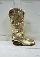 Load image into Gallery viewer, Gold Cowgirl Boots