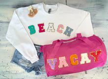 Load image into Gallery viewer, Chenille Letter  Sweatshirts